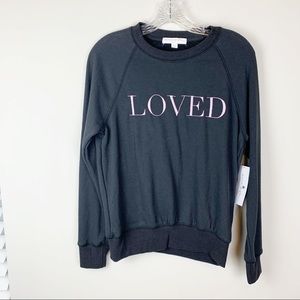 Spiritual Gangster Loved Sweatshirt Embroidered